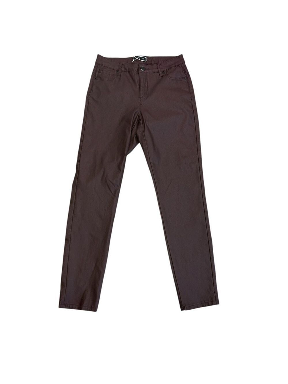 Melanie Lyne women’s burgundy maroon stretchy slim fit skinny pants Sz 10